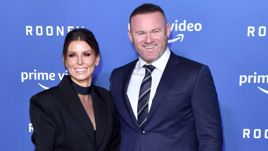 Coleen und Wayne Rooney bei der Premiere von "Rooney"