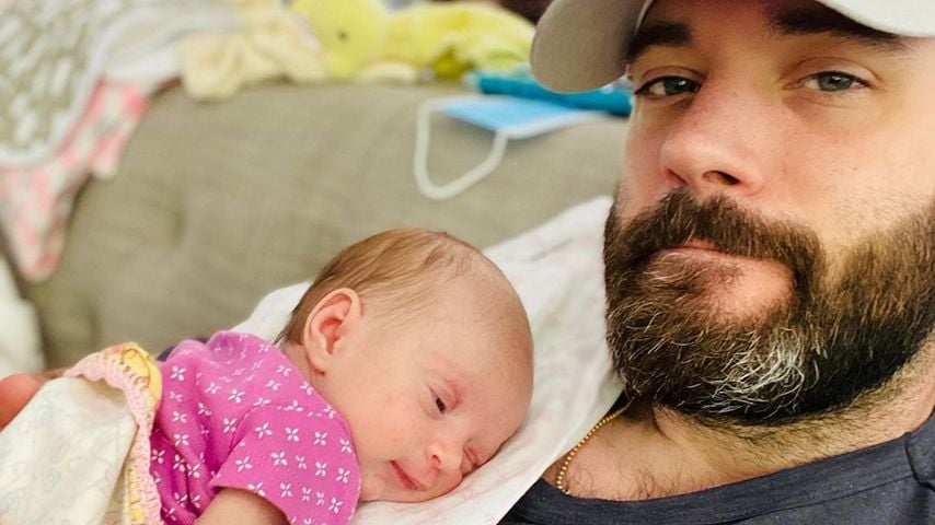 Colin Donnell und seine Tochter im September 2020
