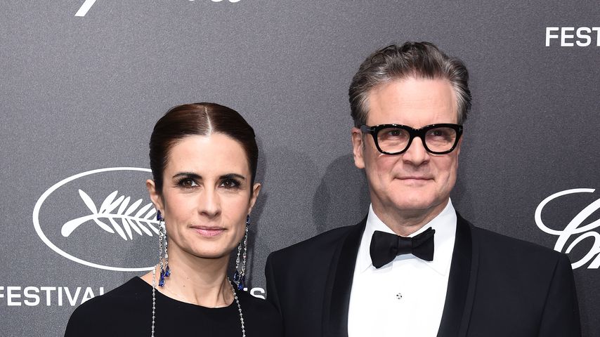 Colin Firth mit seiner Frau Livia im Mai 2019