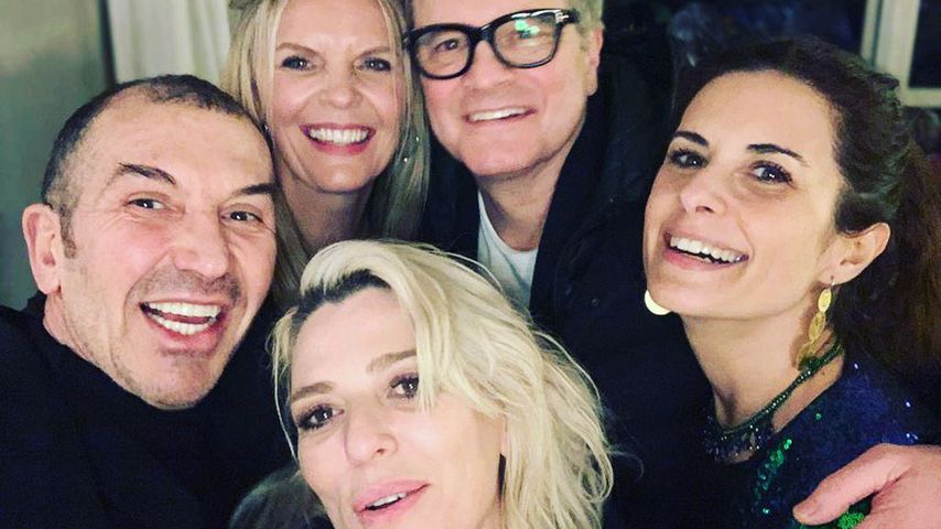 Livia und Colin Firth feiern nach Trennung vereint Silvester