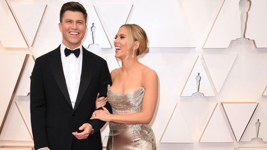 Colin Jost und Scarlett Johansson bei den Oscars 2020