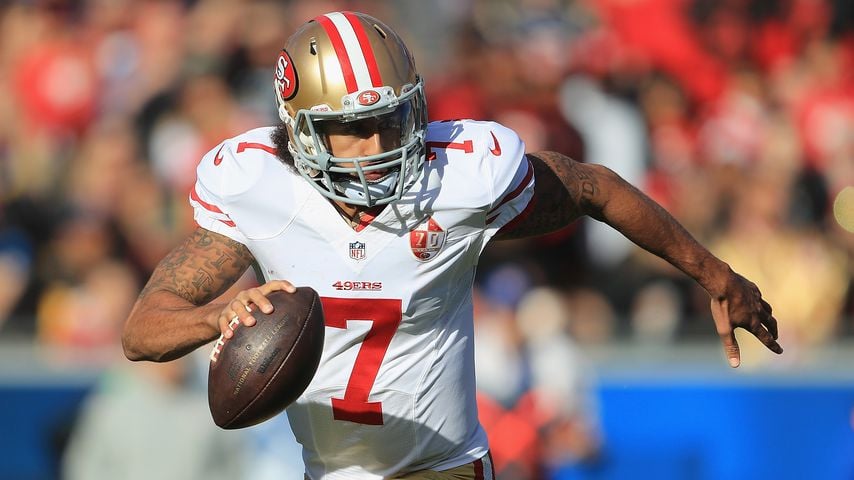 Colin Kaepernick bei einem Spiel in Los Angeles im Dezember 2016