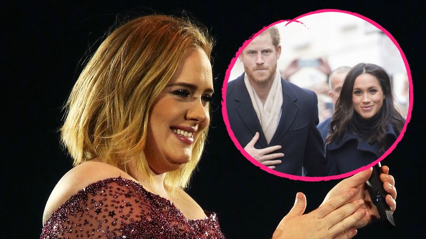Nachbarschaftshilfe: Adele heißt Harry und Meghan willkommen