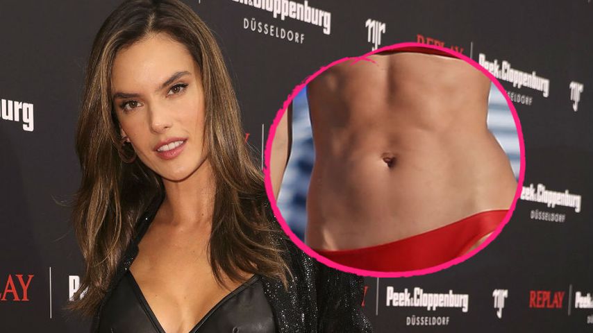 Mit fast 40: Alessandra Ambrosio zeigt Sixpack am Strand