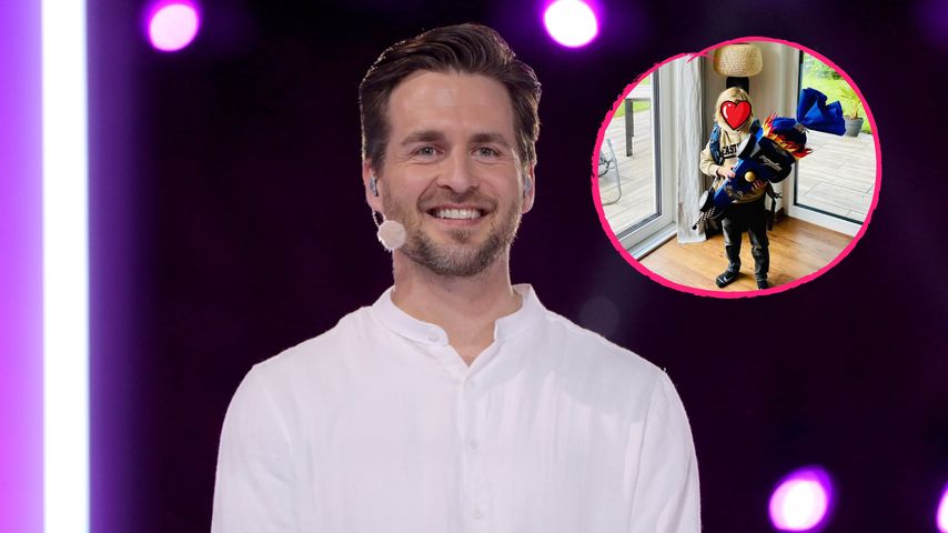 Seltenes Bild: Alexander Klaws' Sohn hat den ersten Schultag