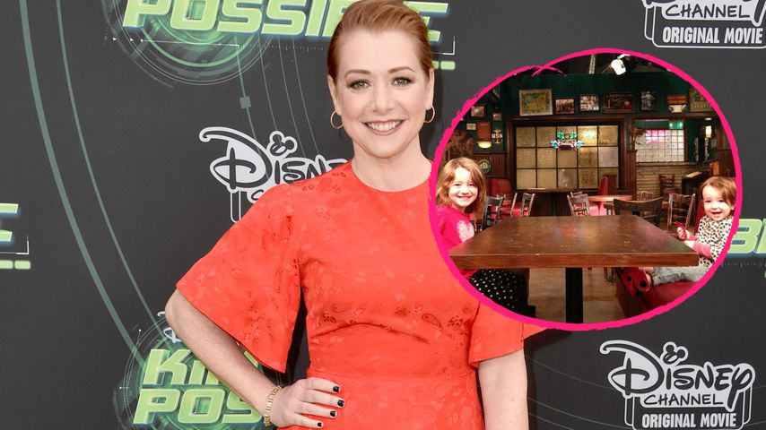 Setbesuch: Alysons Töchter im "How I Met Your Mother"-Pub