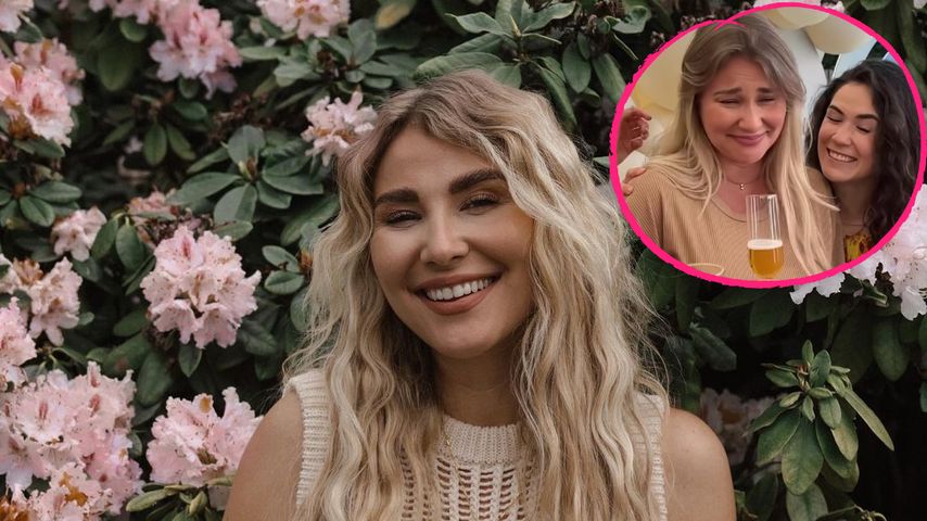 Ana Johnson vergießt Tränen auf ihrer Überraschungsbabyparty