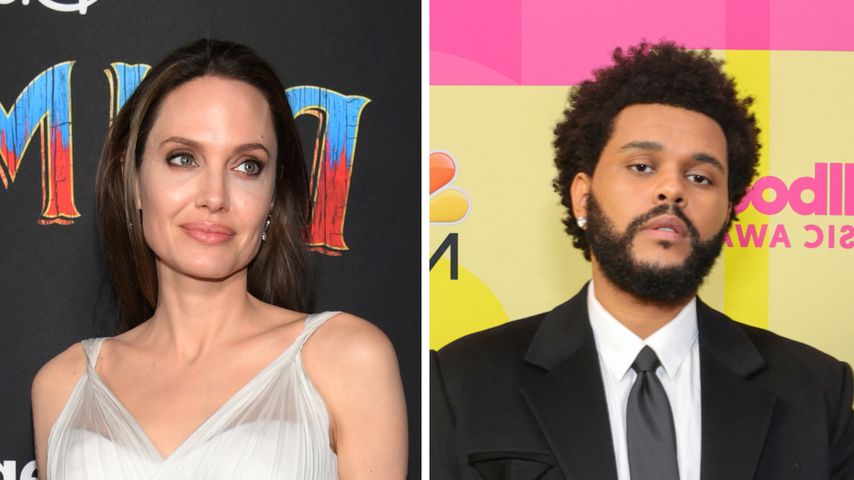 Kein Flirt? Das geht zwischen Angelina Jolie und The Weeknd