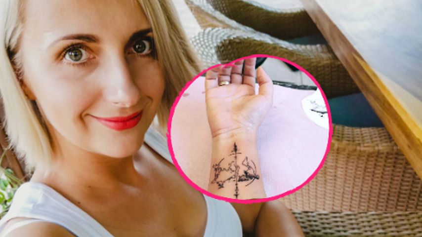 Am Handgelenk: Bauer Geralds Anna bekommt ihr erstes Tattoo