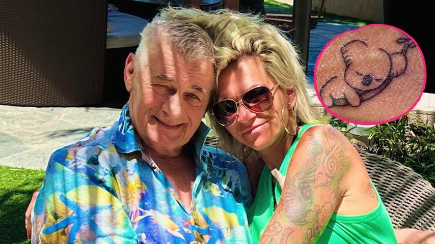 Für Heinz: Annika Kärsten-Hoenig lässt sich Tattoo stechen