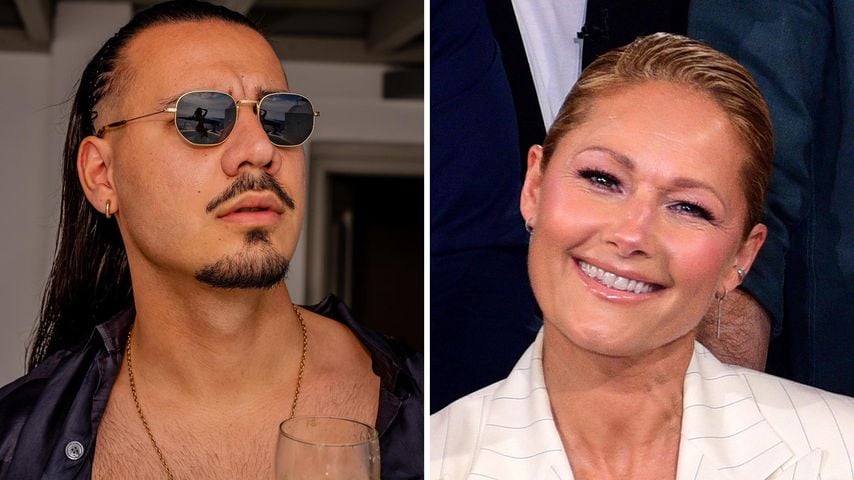 Collage: Apache 207 und Helene Fischer