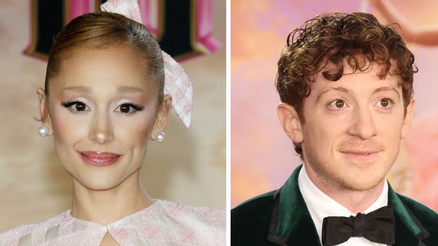 Collage: Ariana Grande und Ethan Slater