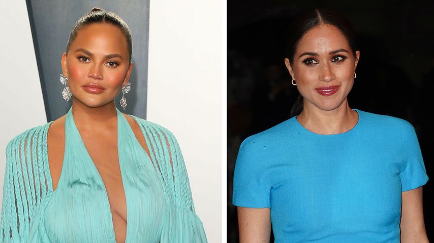 "Stück Scheiße": Chrissy Teigen schießt gegen Meghan-Hater
