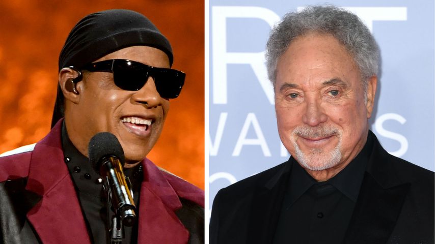 "Ich liebe dich": Stevie Wonder rührt Tom Jones zu Tränen