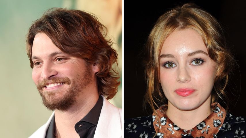Collage: Keeley Hazell behauptet: Sie und Schauspieler Luke Grimes hatten eine Affäre.