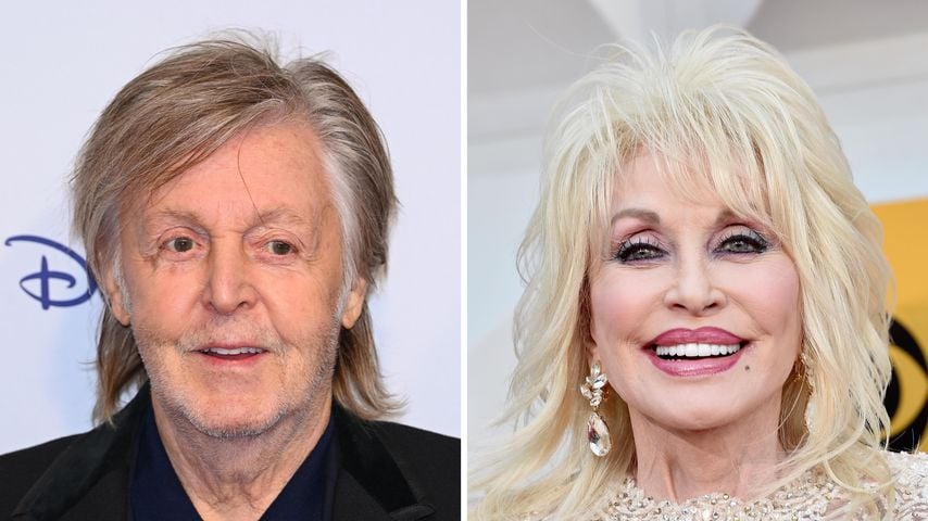 Collage: Paul McCartney und Dolly Parton