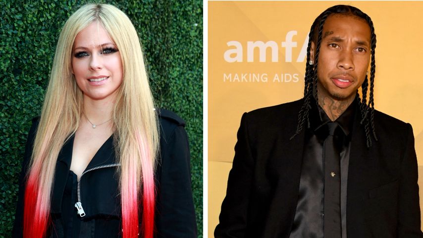 Collage: Avril Lavigne und Tyga