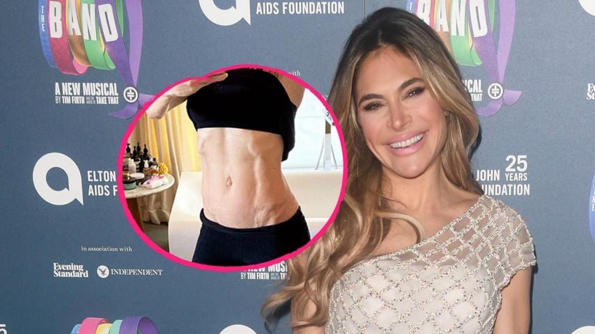 Stahlharter Waschbrettbauch: So fit ist Ayda Field (41)
