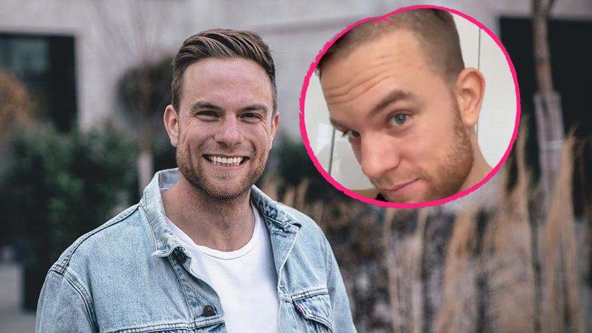Frisur-Fail: Sebastian Preuss präsentiert halbrasierten Kopf