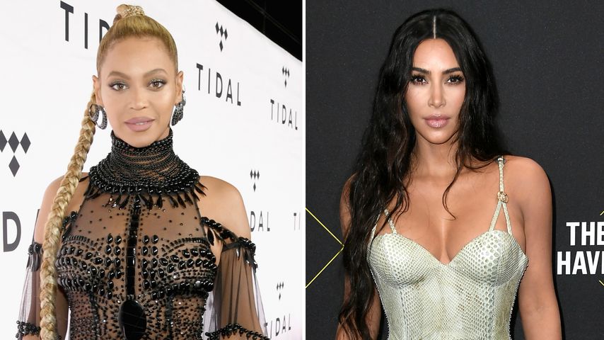 Auch wieder Freunde? Beyoncé und Kim K. auf einer Party