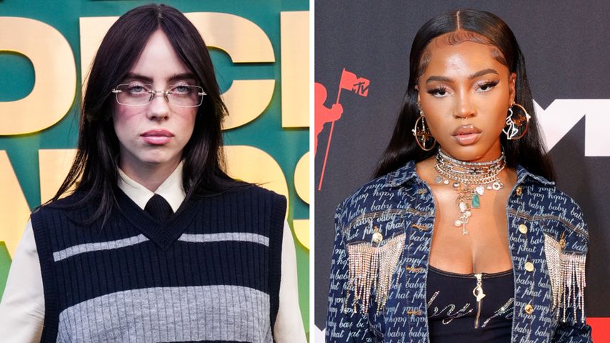 Billie Eilish küsst Quenlin Blackwell auf Coachella-Festival