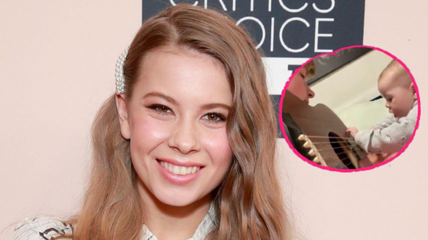 Früh übt sich: Bindi Irwins Tochter lernt Gitarre spielen
