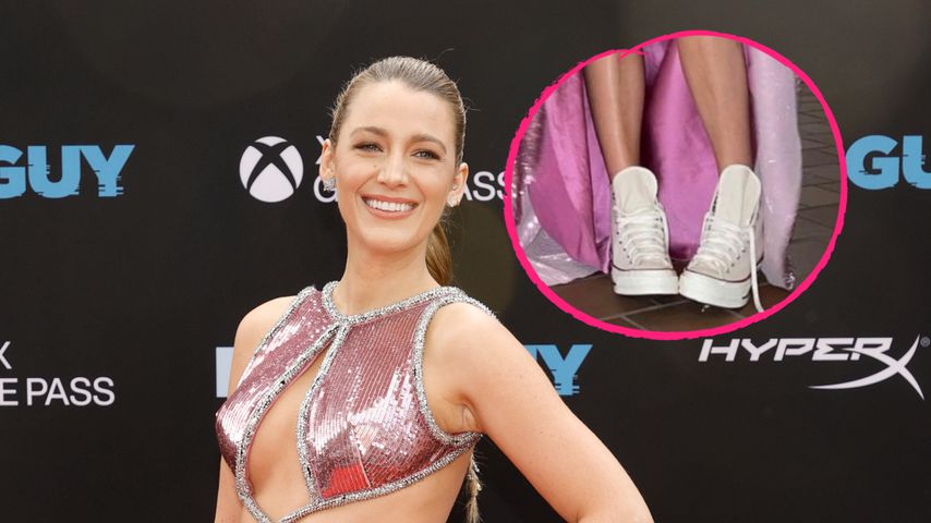 Keine High Heels: Blake Lively trägt Sneaker auf Red Carpet