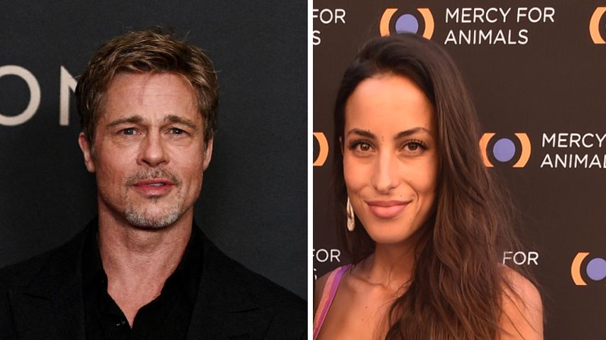 Während Scheidung: Brad Pitt steht Freundin Ines zur Seite