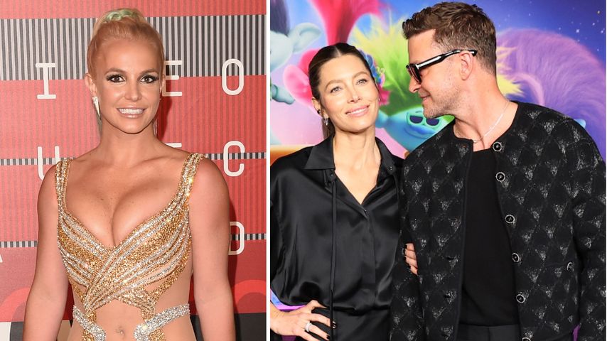 Nach Britneys Buch: Justin Timberlake und Jessica auf Event