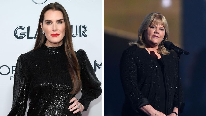 Collage: Brooke Shields und Andrea Swift