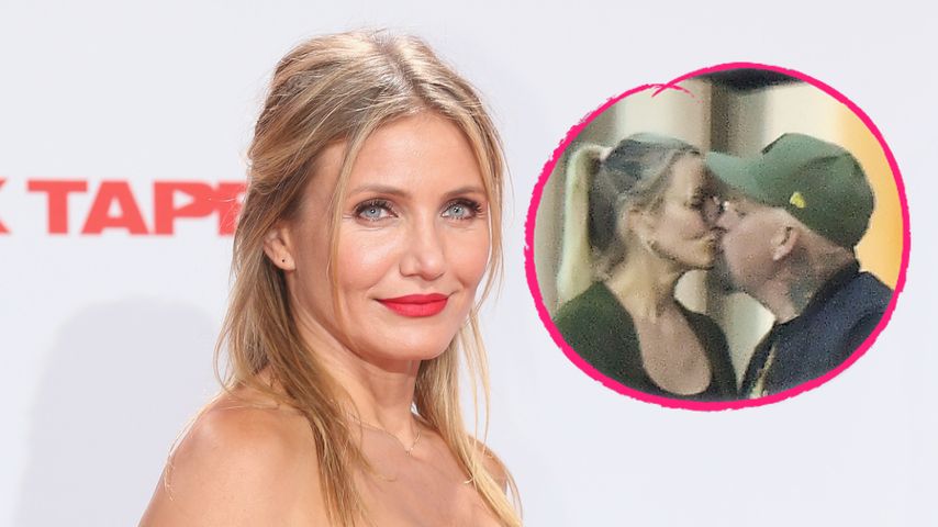 Selten: Cameron Diaz und ihr Benji knutschen ganz öffentlich