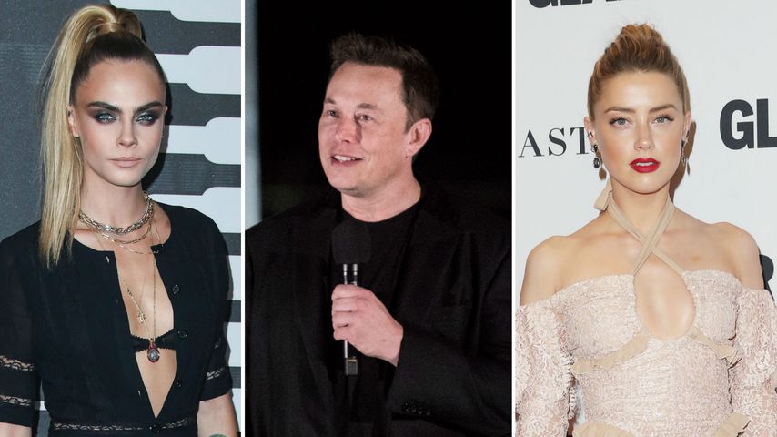 Hatte Cara Delevingne Dreier mit Amber Heard und Elon Musk?