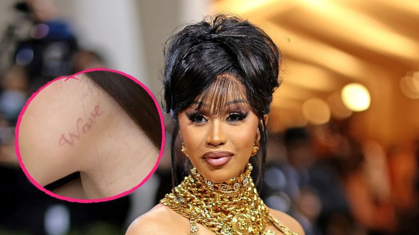 Cardi B lässt sich Namen ihres Sohnes ins Gesicht tätowieren