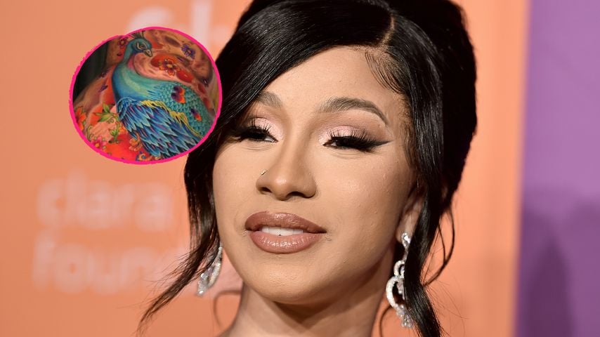 Cardi B hat sich ihr XXL-Pfauen-Tattoo überarbeiten lassen!