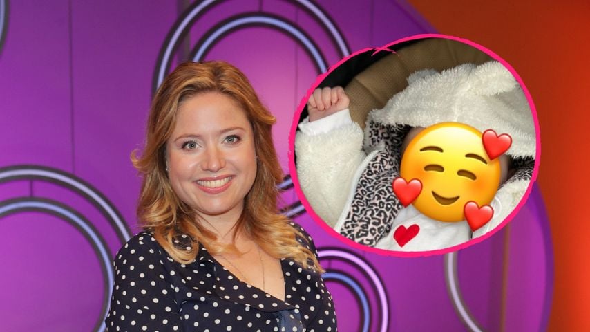 Drei Monate alt: Caroline Frier teilt ein Foto ihrer Tochter