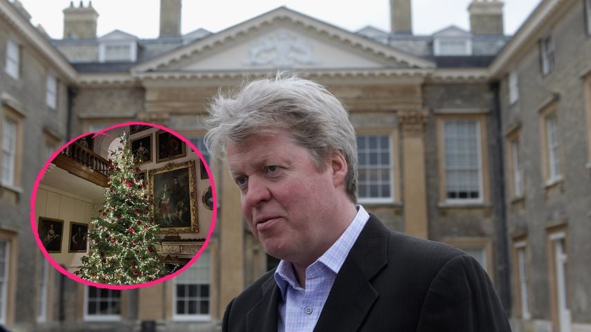 Traditionell: Charles Spencer fällt eigenen Weihnachtsbaum