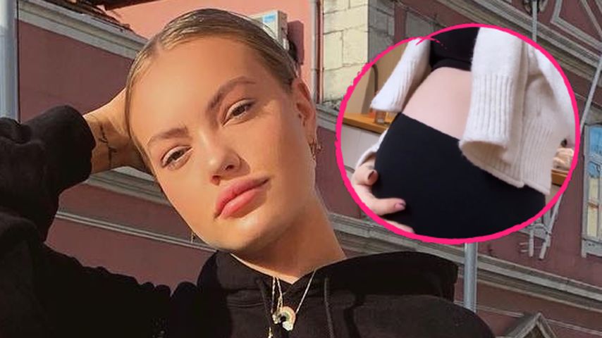 So groß ist Cheyenne Ochsenknechts Babybauch mittlerweile!