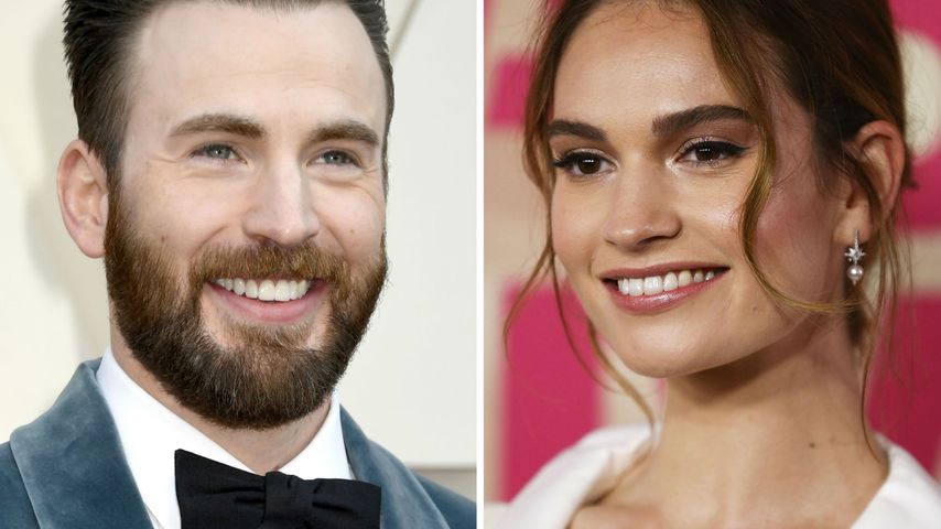 Erwischt: Was läuft zwischen Chris Evans und Lily James?