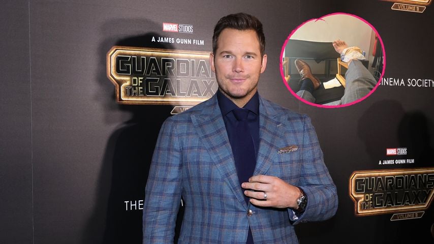 Autsch! Chris Pratt zieht sich Verletzung am Filmset zu