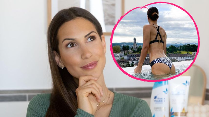 Hallöchen, Popöchen! So heiß grüßt Clea-Lacy aus dem Urlaub