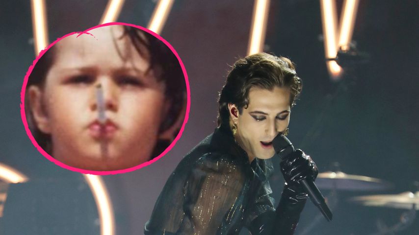 Fan-Schock: Måneskin-Damiano mit Zigarette auf Kinderbild
