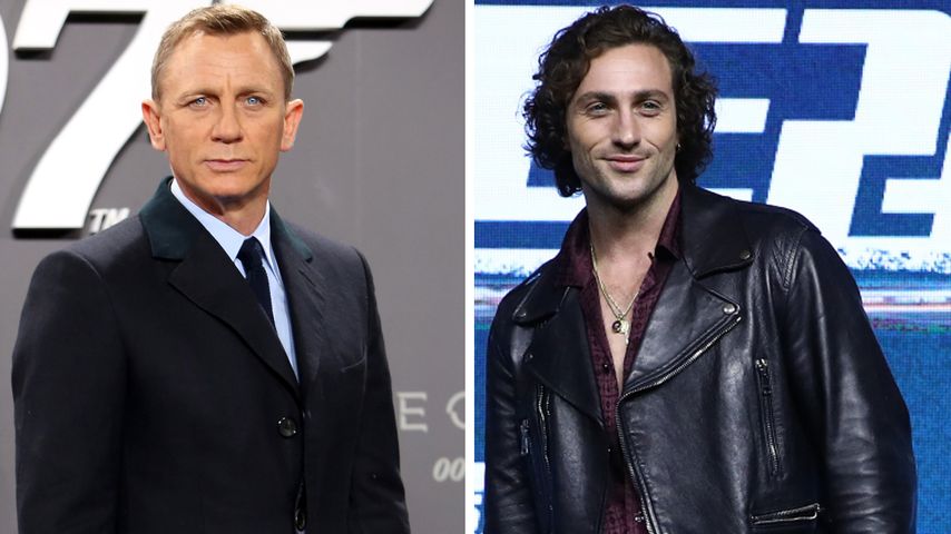 Daniel Craig und Aaron Taylor-Johnson
