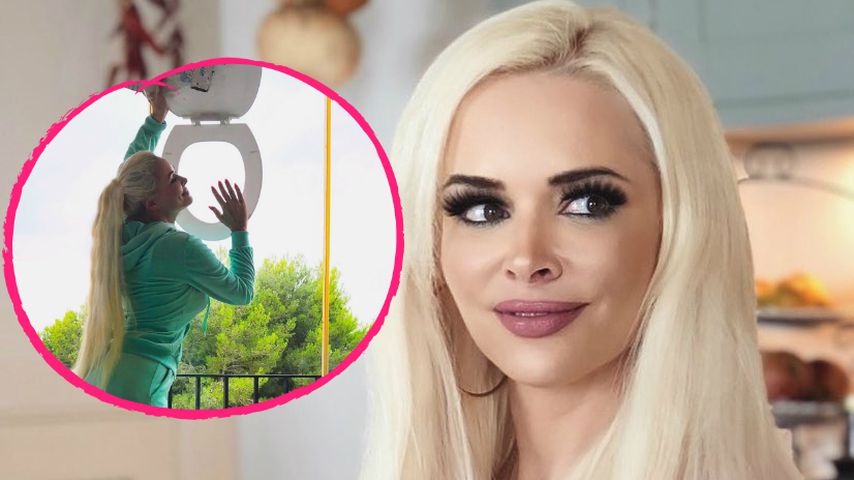 Klodeckel-Foto: Daniela Katzenberger klagt über Fernweh
