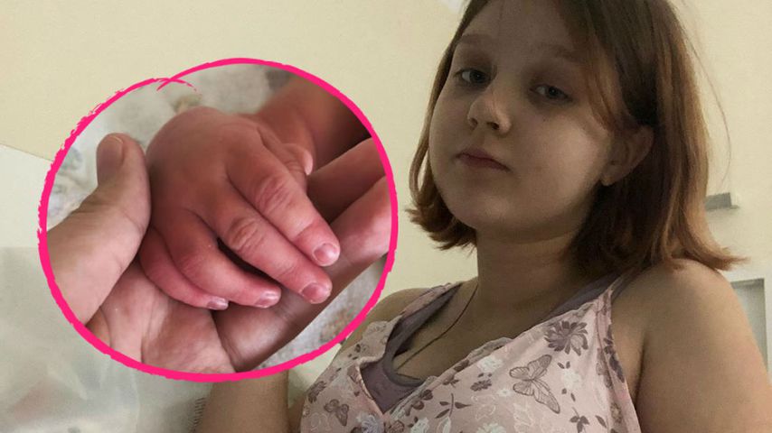 Erstes Foto! Neu-Mama Darya (14) zeigt ihre kleine Tochter