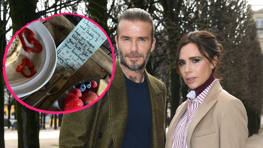 Süße Überraschung: Harper Beckham macht Frühstück für Eltern