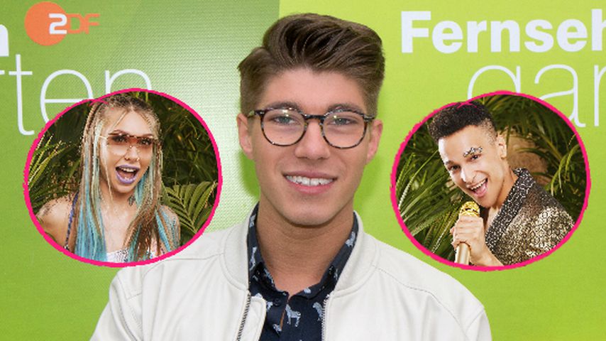 DSDS-Sieger Davin feuert Kollegen im Dschungel an