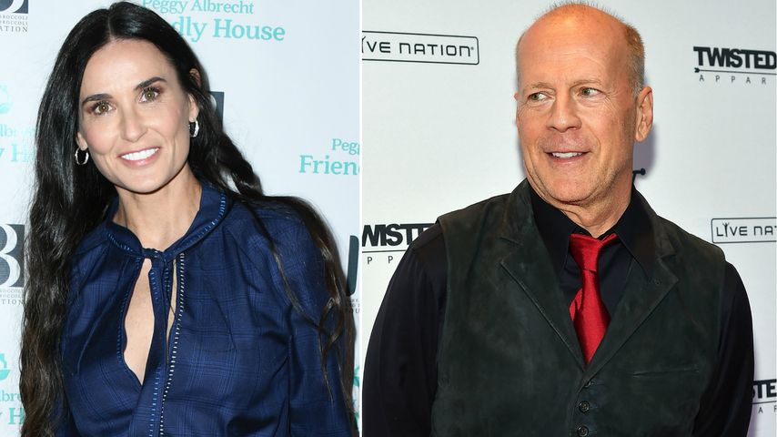 Patchwork-Glück: Demi Moore & Bruce Willis mit ganzer Family