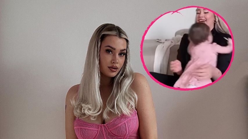 Denise Mski staunt: Ihre Tochter Malia kann schon laufen!