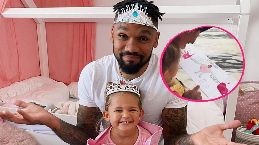 "Hab' dich sooo lieb": Mia überrascht Papa Dominic Harrison