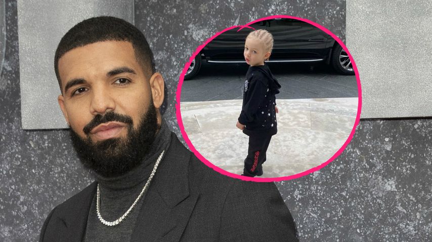 Superseltenes Bild: Drake zeigt seinen süßen Sohn Adonis (2)